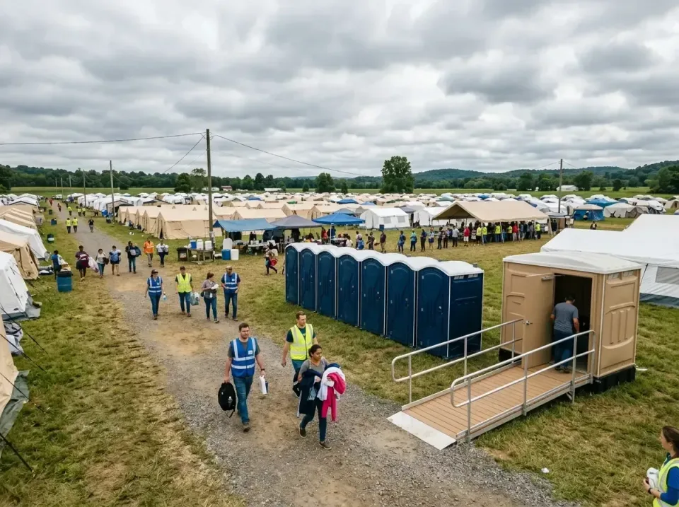 disaster-relief-camp-restrooms-010 — frequently asked questions, Dumpster & Portable Bathrooms Rental in Clinton, SC